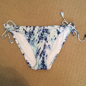 Victoria secret tie dye string bikini bottoms